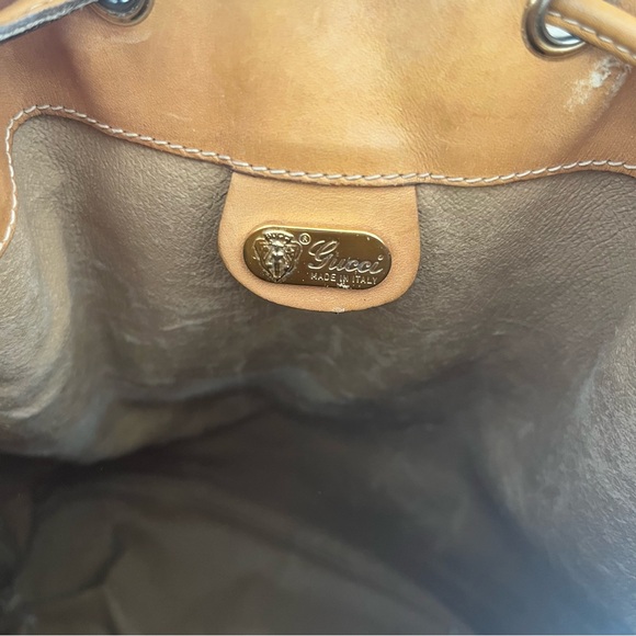 Rehab Bag Vintage Gucci Micro GG Supreme Sherry Line Bucket Bag - Picture 8 of 15